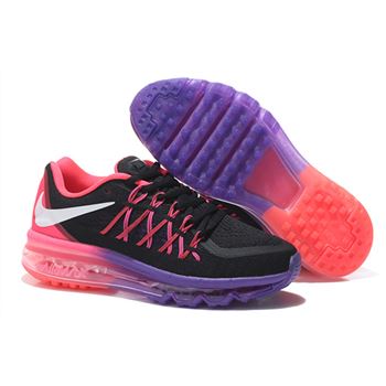 Nike Air Max 2015 Shoes For Women Black Purple Pink